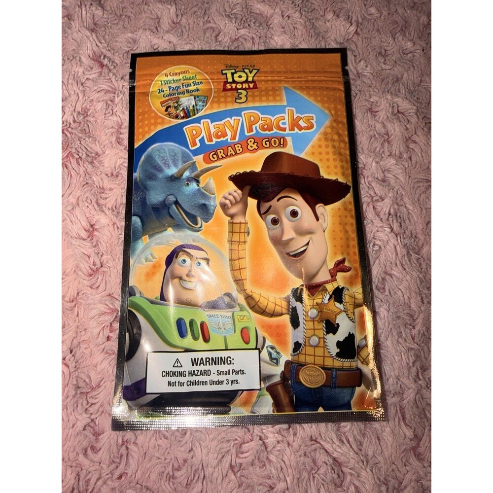 Disney Toy Story Play Pack Grab & Go Activity Set Pixar Coloring Book Travel